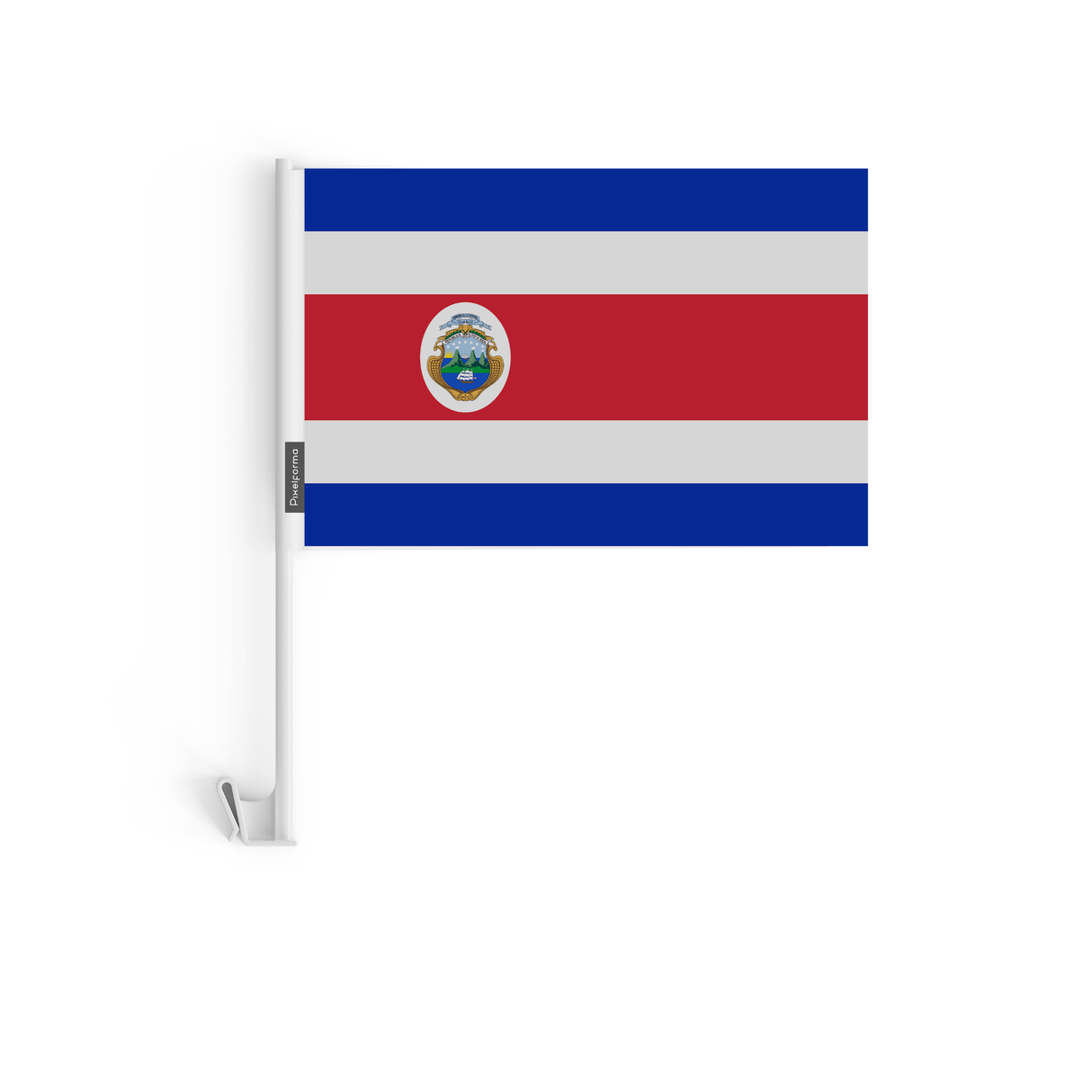 Drapeau voiture du Costa Rica en polyester