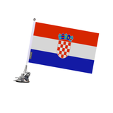 Poste de ventosa con bandera de Croacia