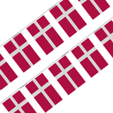 Denmark Flag Garland in several sizes