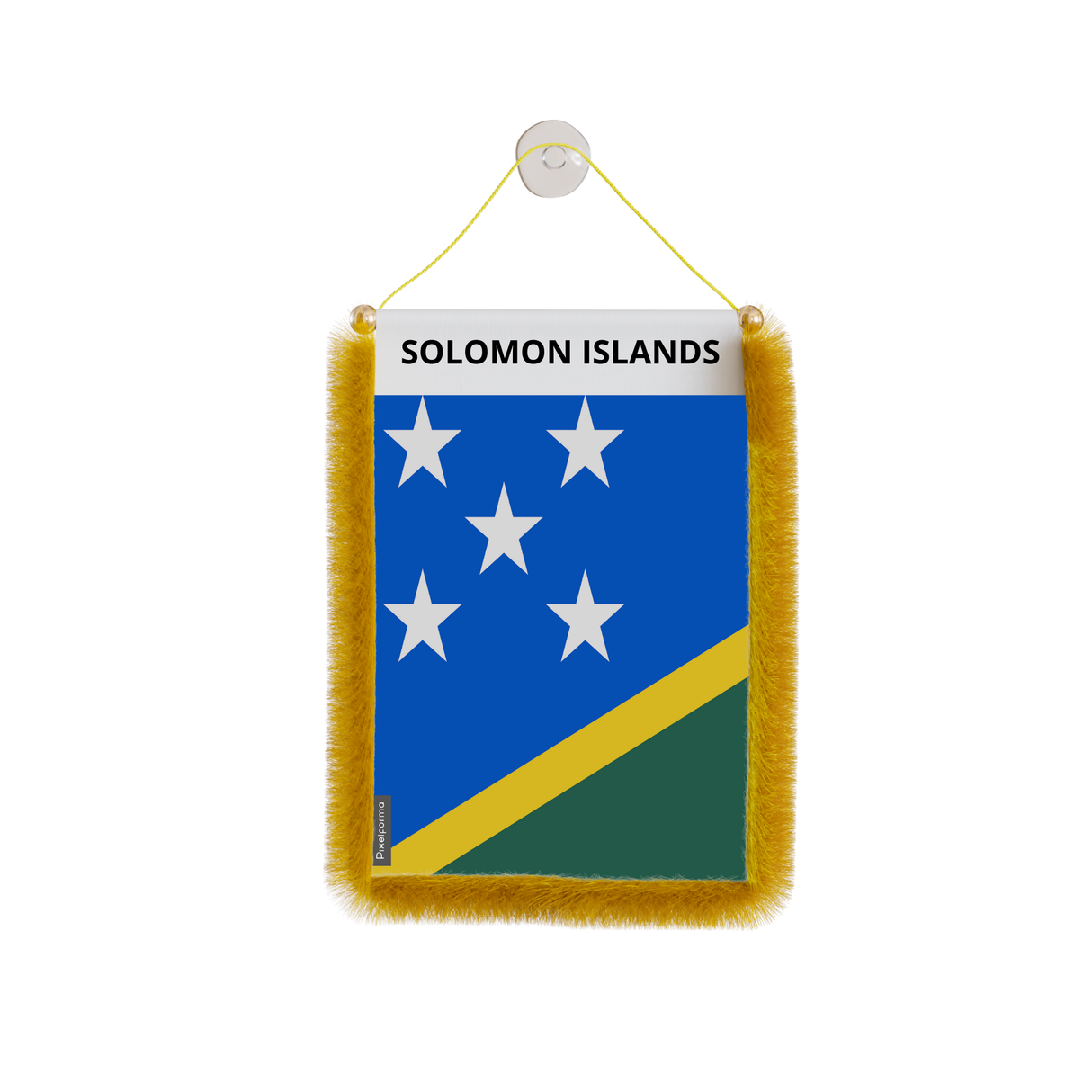 Solomon Islands Flag Car Pennant