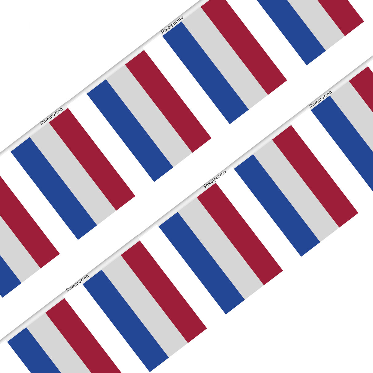 Netherlands Flag Garland in several sizes