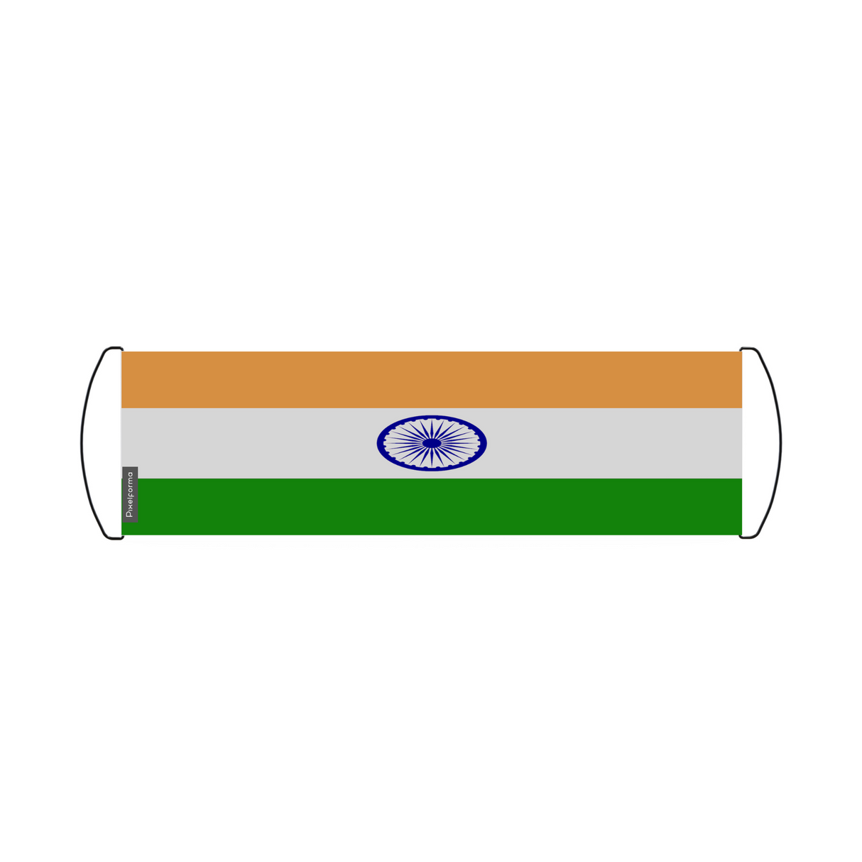 Scrolling Banner Flag of India 