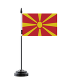 Table Flag of North Macedonia 