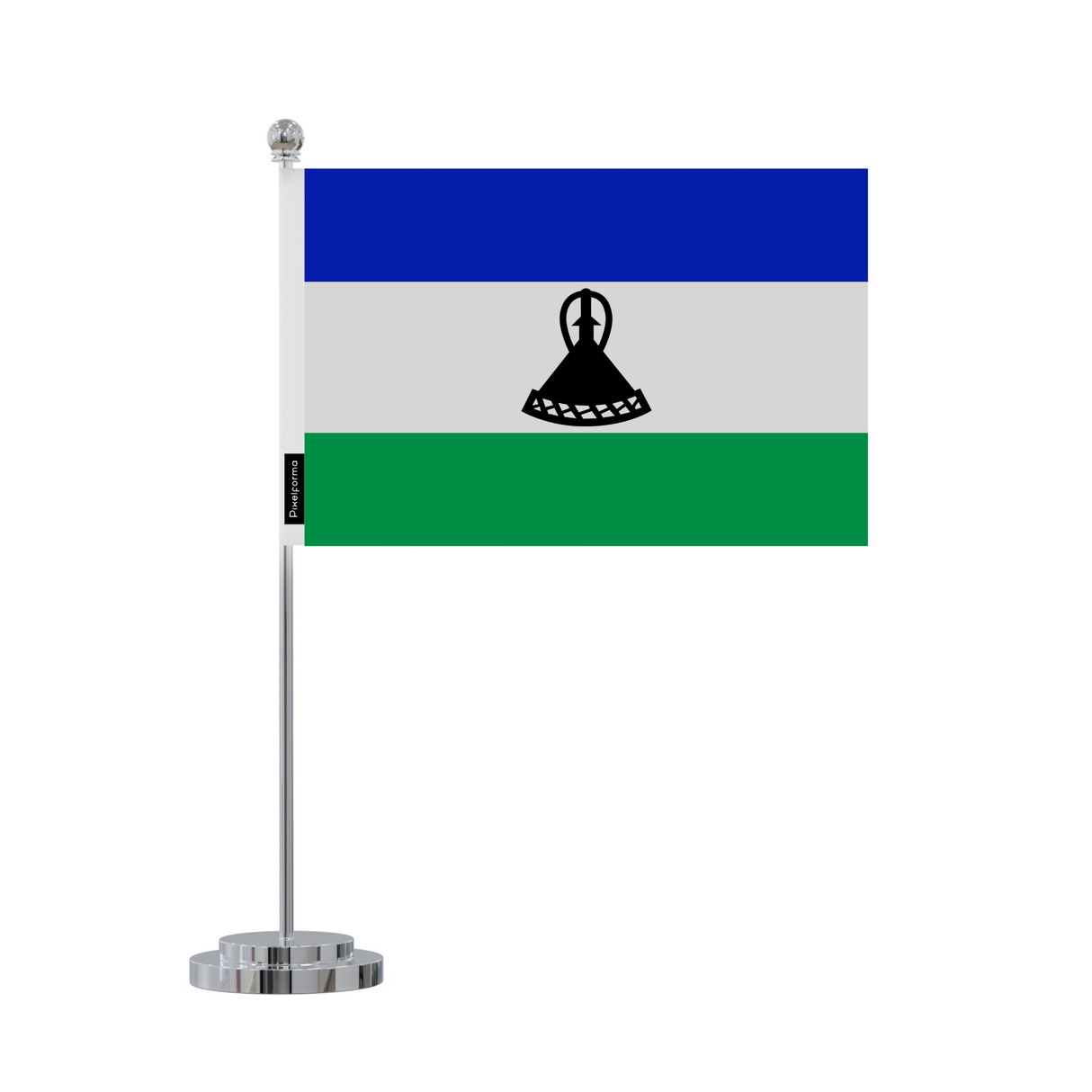 Lesotho desk flag 