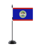 Bandera de mesa de Belice 