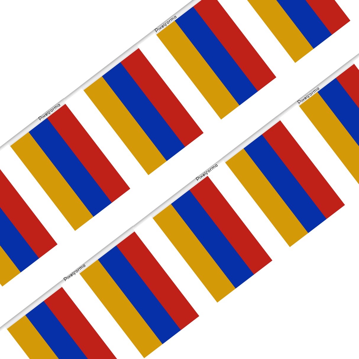 Armenia Flag Garland in several sizes