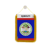 Belize Flag Car Pennant