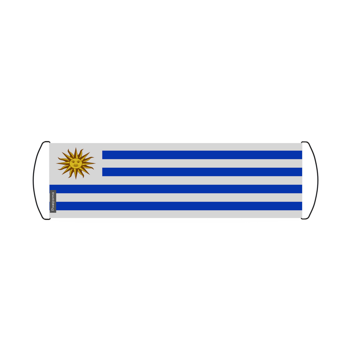 Scrolling Banner Flag of Uruguay 