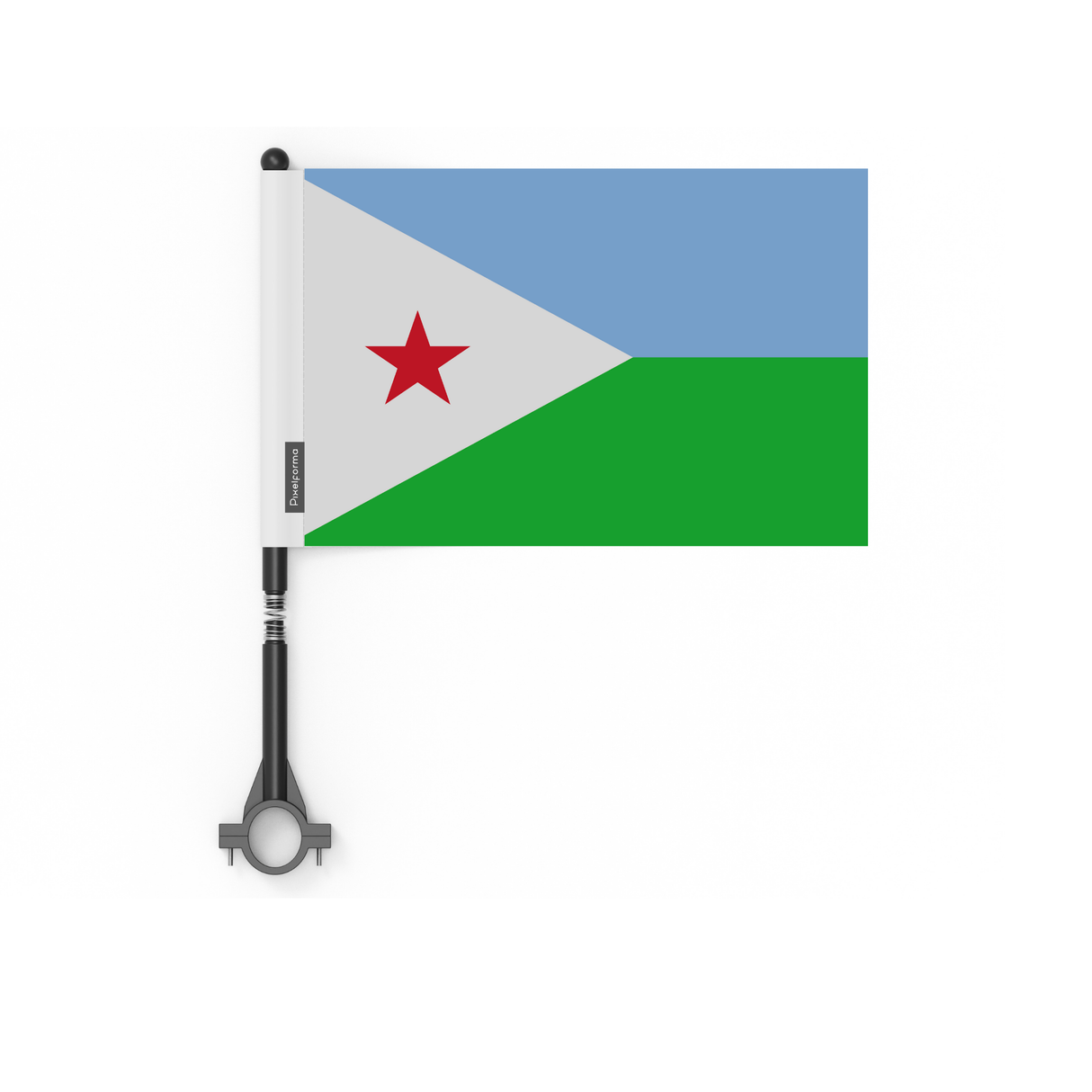 Drapeau Vélo Djibouti en Polyester