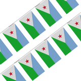 Djibouti Flag Garland in several sizes