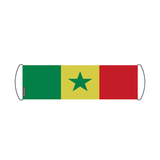 Bandera de desplazamiento de la bandera de Senegal 