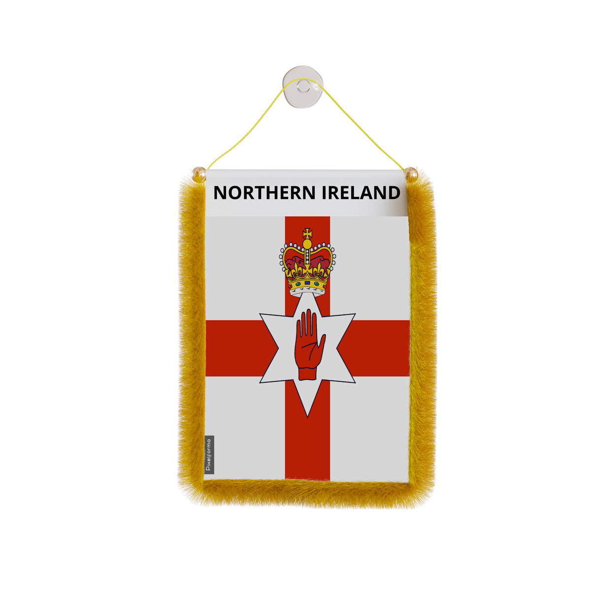 Northern Ireland Flag Car Pennant