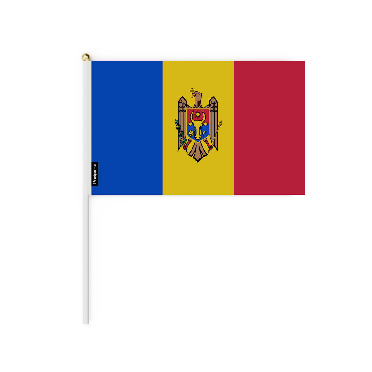 Mini Drapeau Moldavie en Plusieurs Tailles