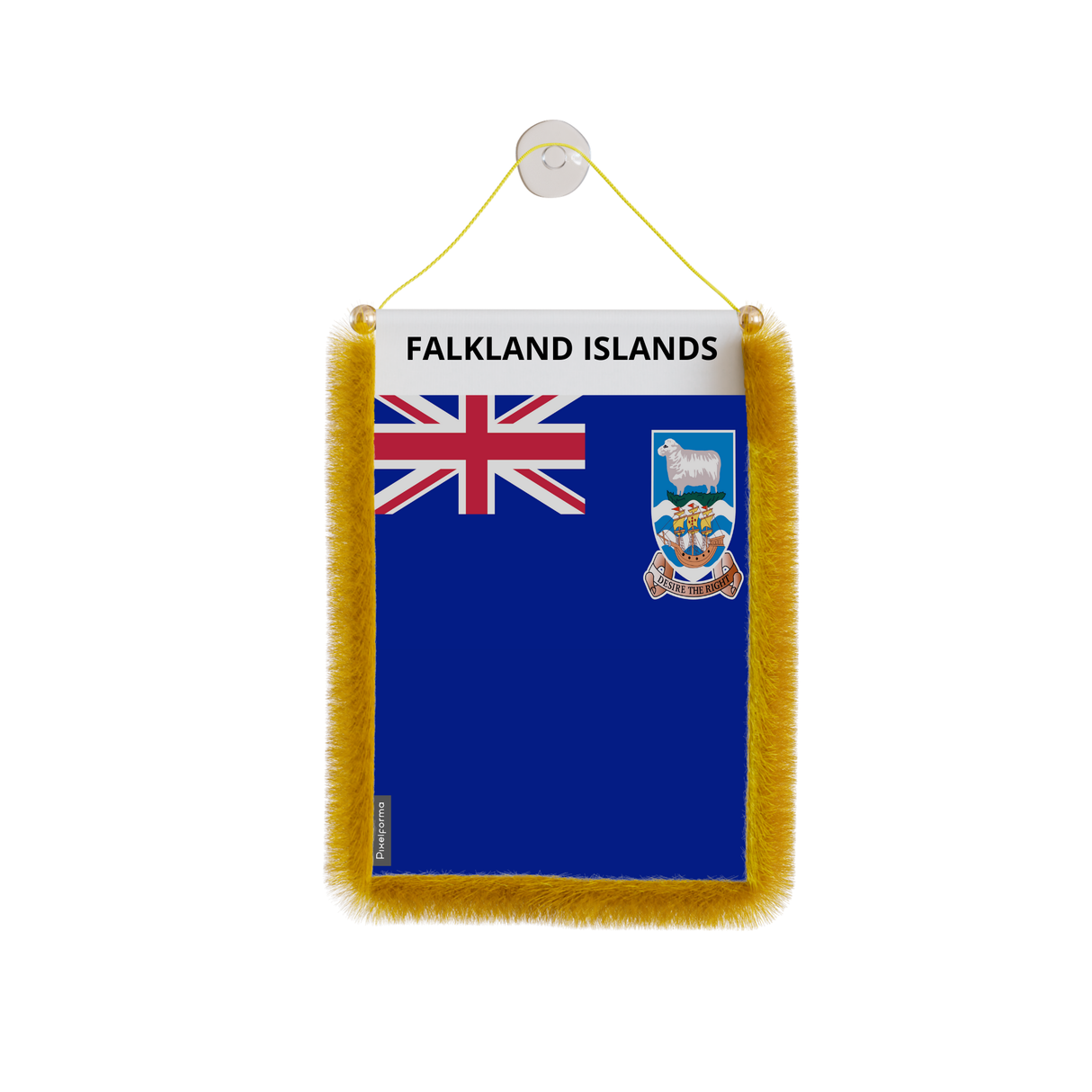 Falkland Islands Flag Car Pennant