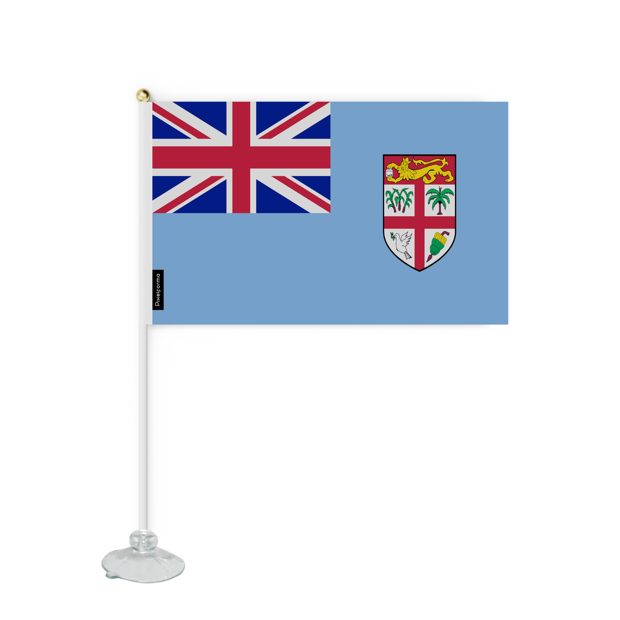 Mini flag suction cup Flag of Fiji