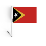 Drapeau adhésif du Timor oriental