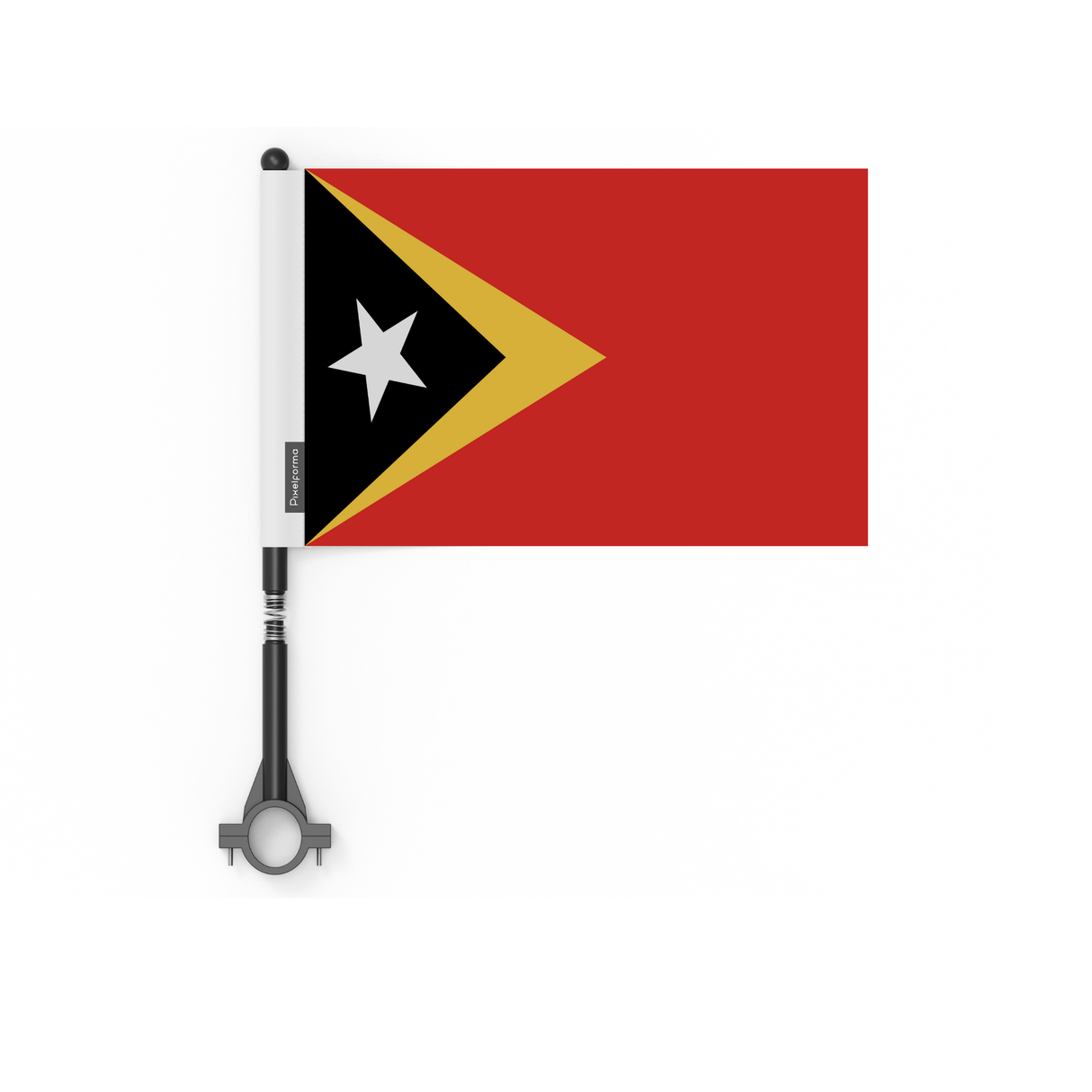 Polyester East Timor Bicycle Flag