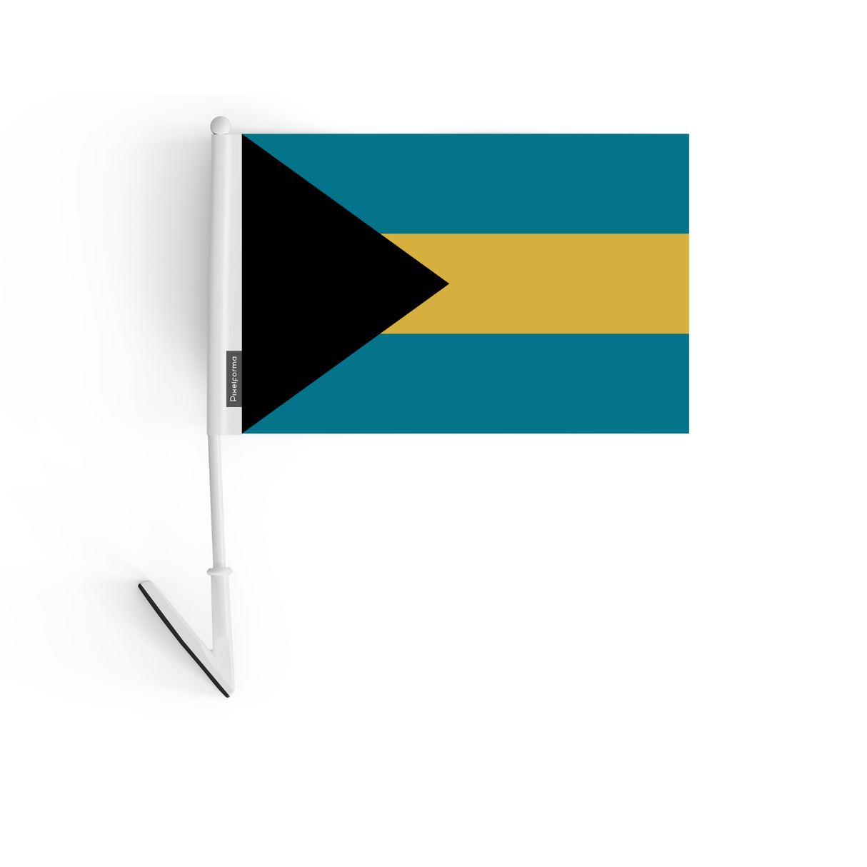 Drapeau adhésif des Bahamas