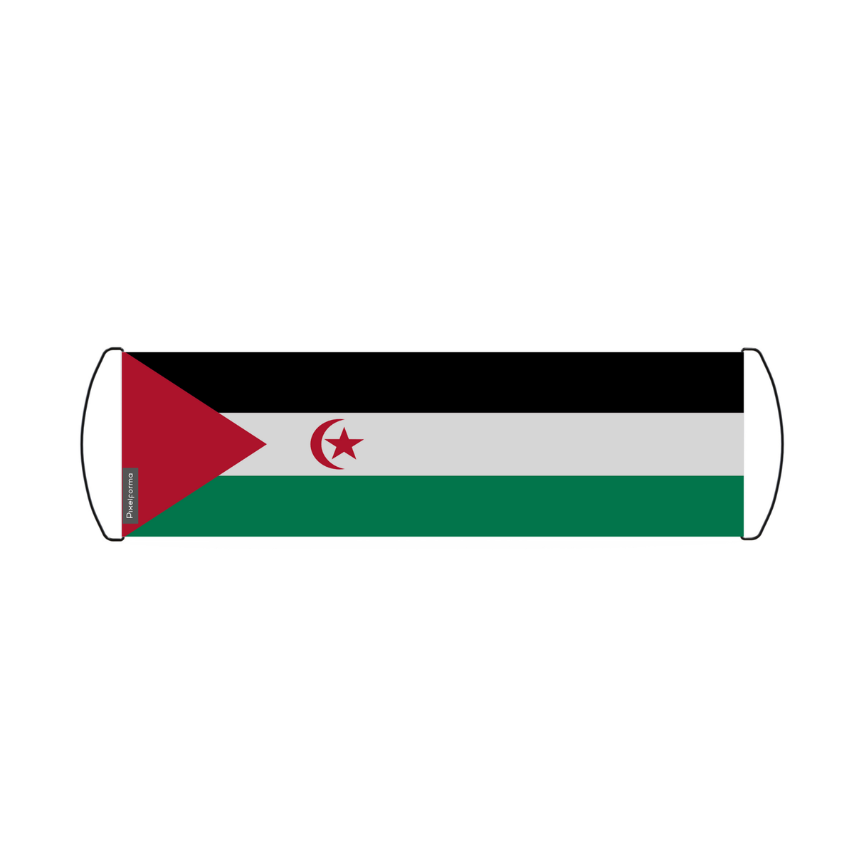 Sahrawi Arab Democratic Republic Flag Scroll Banner 