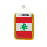 Lebanon Flag Car Pennant