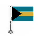 Drapeau de vélo des Bahamas en polyester