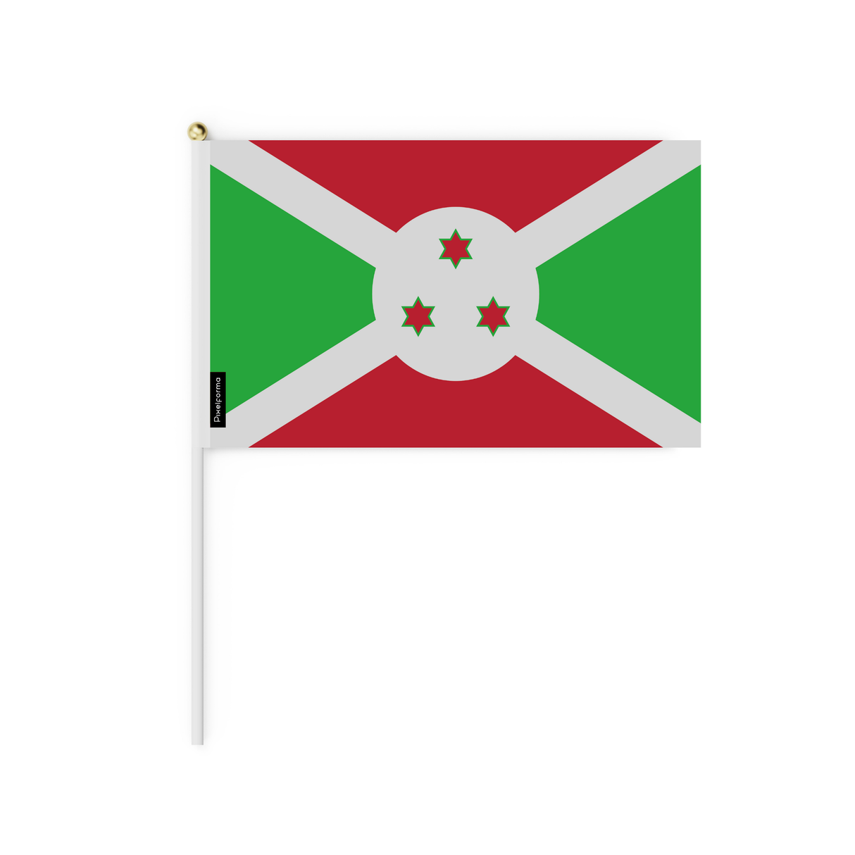 Mini Flag of Burundi in various sizes 100% polyester