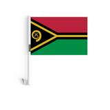 Drapeau voiture du Vanuatu en polyester