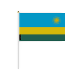 Mini Flag of Rwanda in various sizes 100% polyester