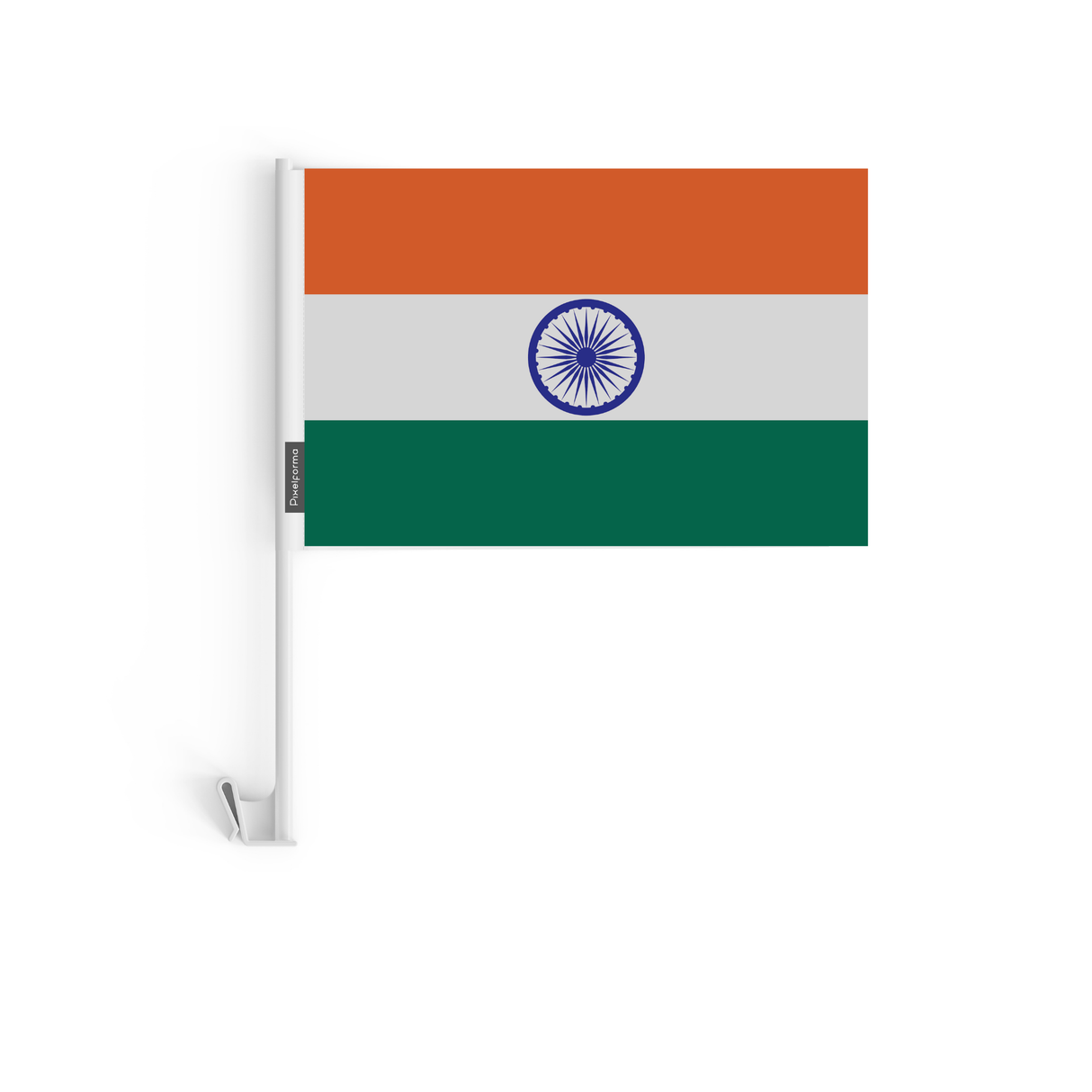 Drapeau voiture de l'Inde officiel en polyester