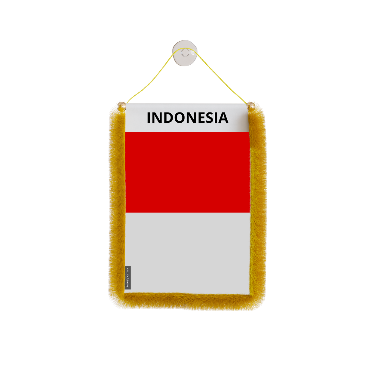 Indonesia Flag Car Pennant