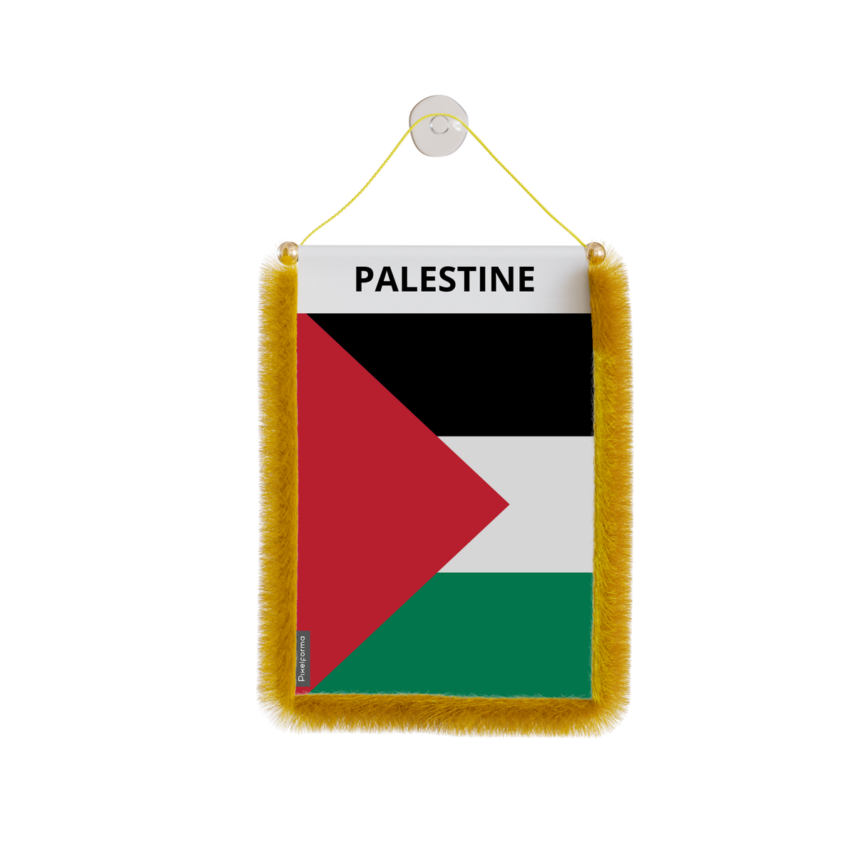 Palestine Flag Car Pennant