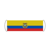 Ecuador Flag Scroll Banner 