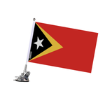 Poste de ventosa con bandera de Timor Oriental