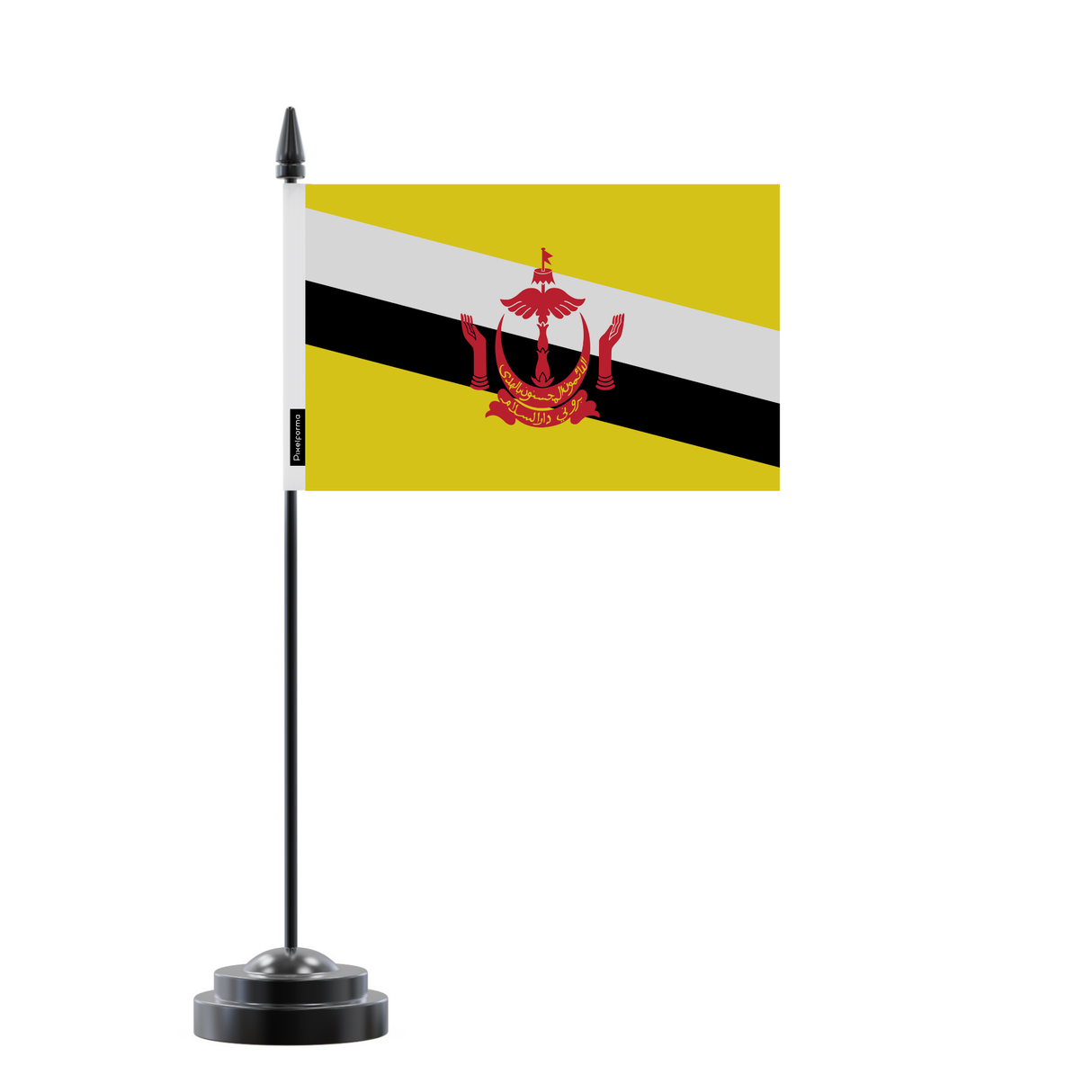 Bandera de mesa de Brunei 