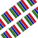 Gambia Flag Garland in several sizes