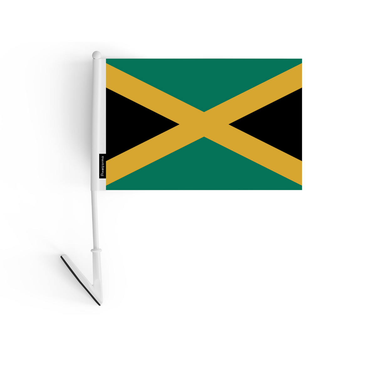 Drapeau adhésif de la Jamaïque