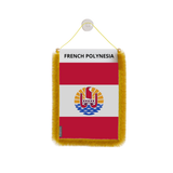 French Polynesia Flag Car Pennant