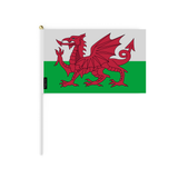 Mini Flag of Wales in various sizes 100% polyester