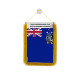 South Georgia and the South Sandwich Islands Flag Car Pennant