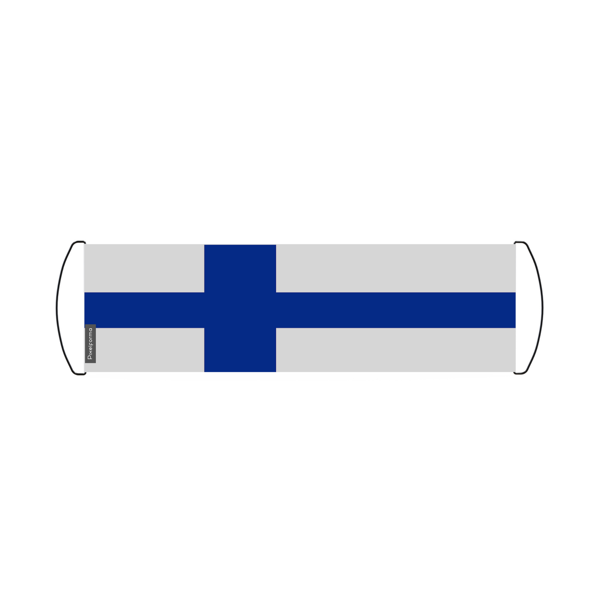 Finland Flag Scroll Banner 