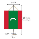 Fanion Table Drapeau Maldives en Polyester