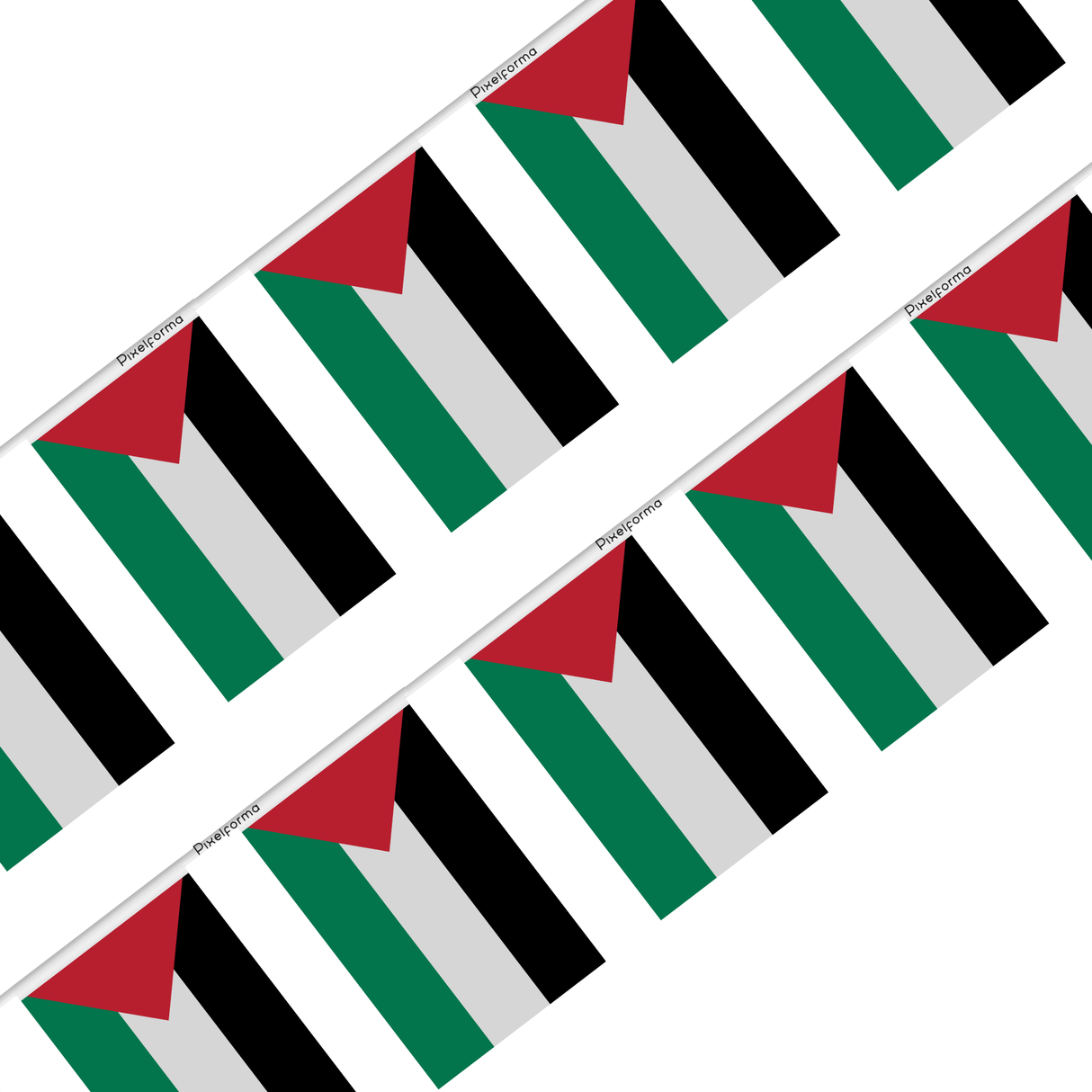 Palestine Flag Garland in several sizes