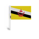 Drapeau voiture de Brunei en polyester