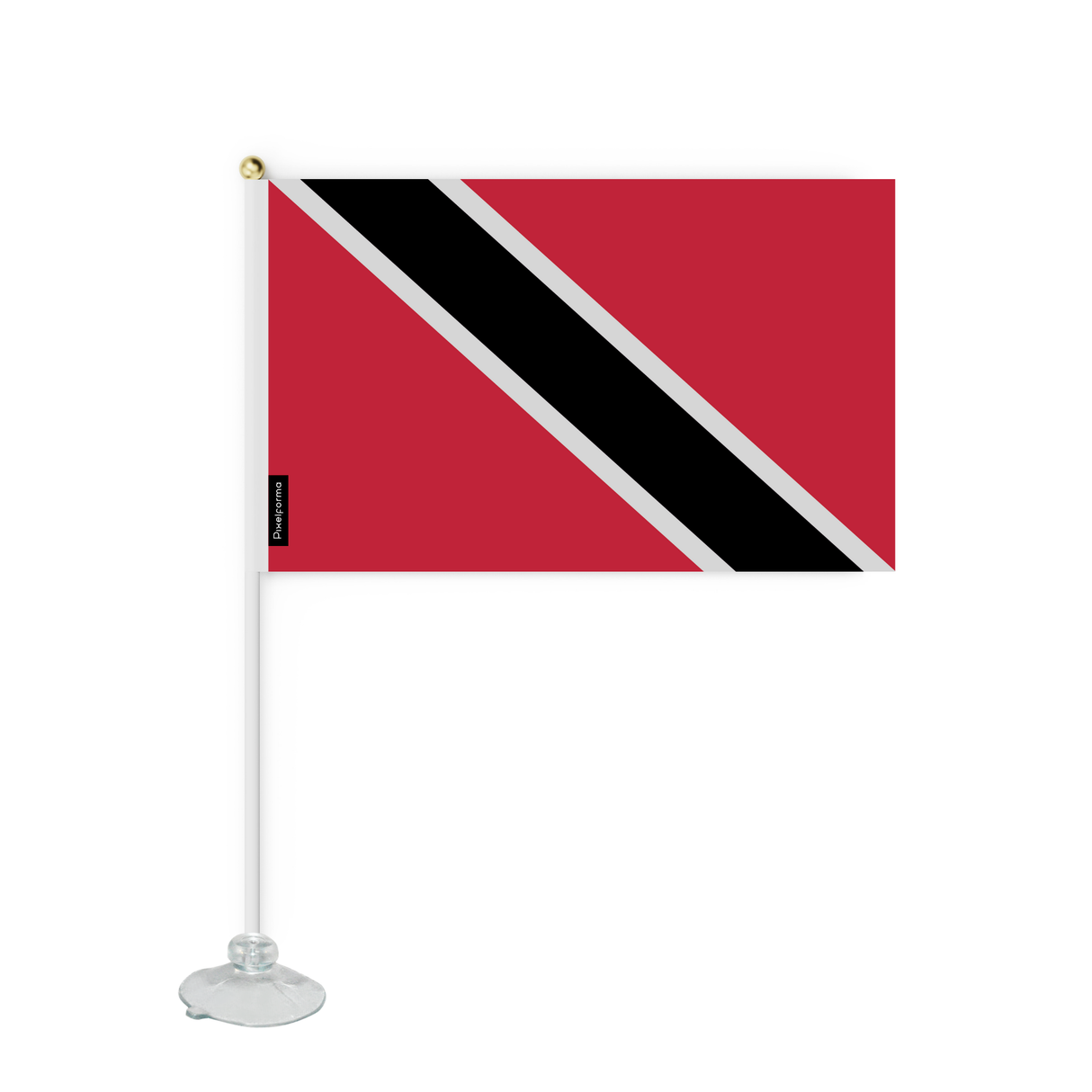 Mini flag suction cup Flag of Trinidad and Tobago