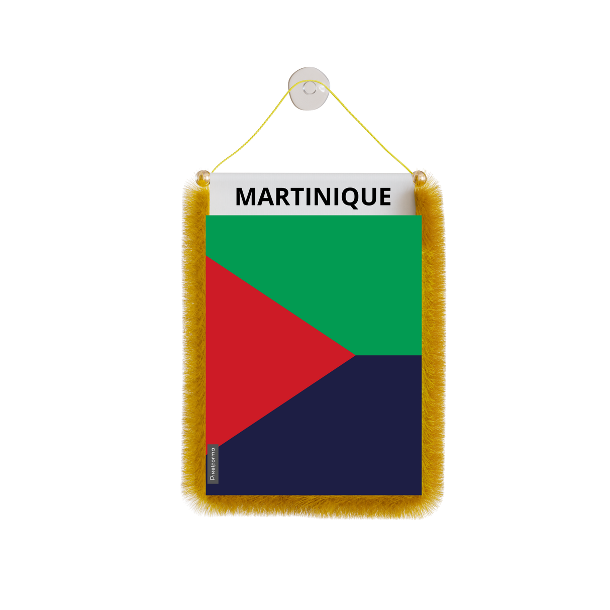 Martinique Flag Car Pennant