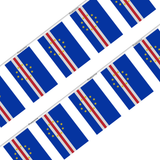 Cape Verde Flag Garland in several sizes