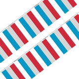 Luxembourg Flag Garland in several sizes