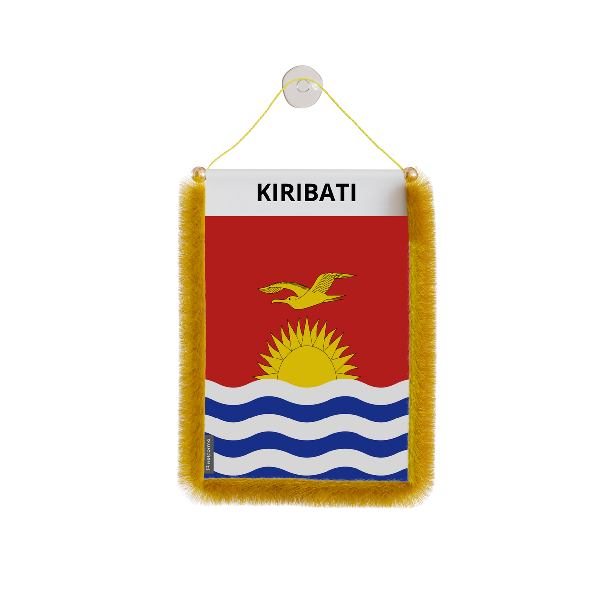 Kiribati Flag Car Pennant