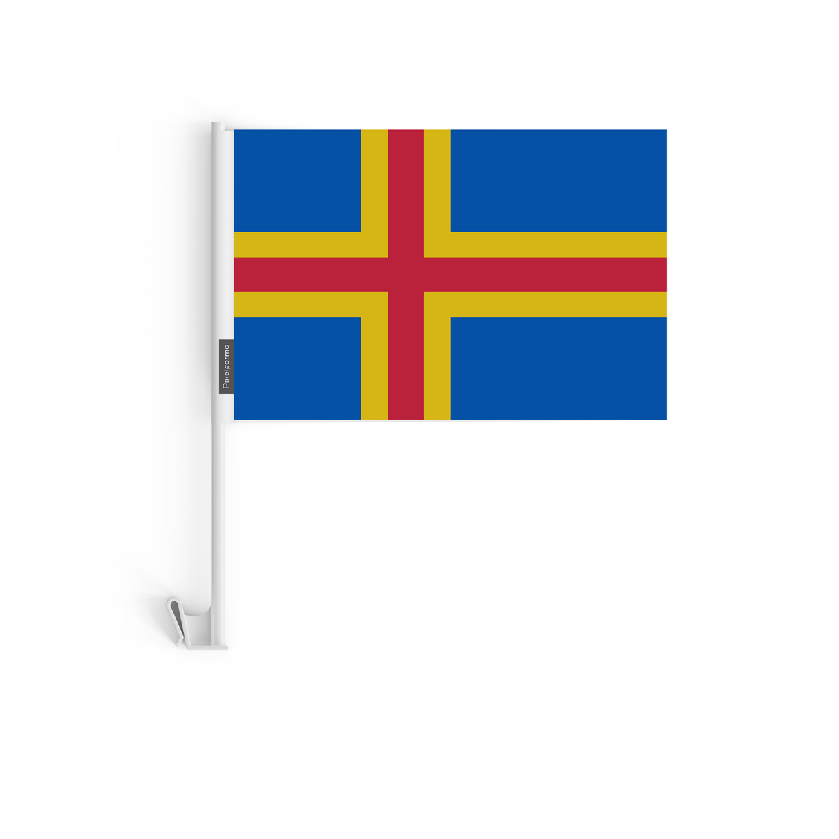 Drapeau voiture d'Åland en polyester