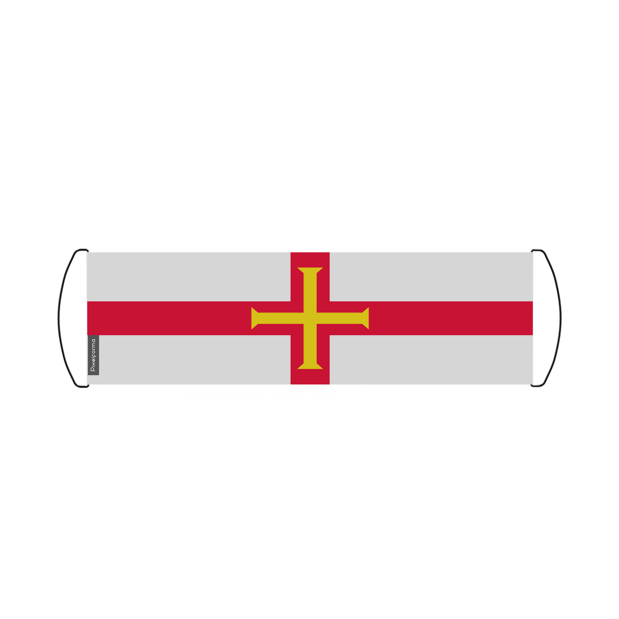 Guernsey Flag Scroll Banner 